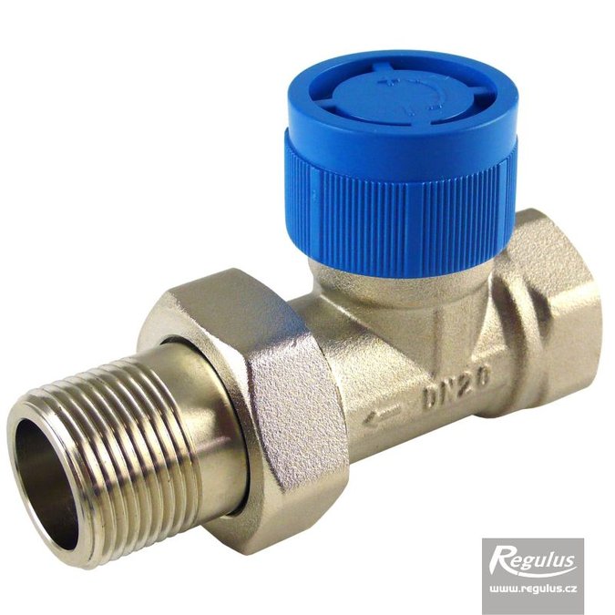 Radiátorový ventil přímý, vnitřní závit 1/2'' F