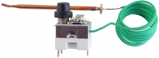 Termostat havarijní komínový,  l=1500, 63- 90°C