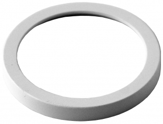 Rámeček kulatý průměr 57,5 mm, bílý