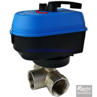 Ventil třícestný kulový VZK-S 325-230-2P, 1'' F, DN25
