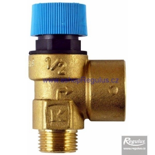 Pojistný ventil G 1/2“ M x 3/4“ F, 6 bar