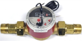 Průtokoměr RESOL V40 12-1200 l/h DN20 + 2 teplotní čidla FRP30 a jímky