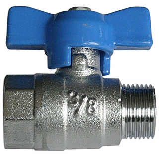 Kulový kohout solární 3/8“ M/F DO 160°C, pod ovzdušňovací ventil
