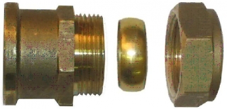 Šroubení 22-3/4“ F  - přímé bez zátky