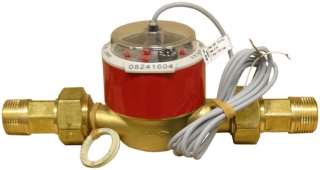 Průtokoměr RESOL V40 50-5000 l/h DN20 + 2 teplotní čidla FRP30 a jímky