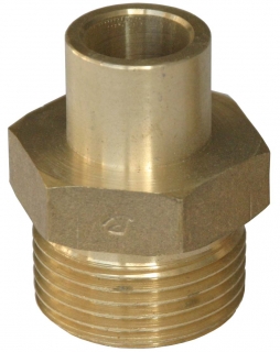 Vsuvka 22 mm x 1“ vnější - silná stěna