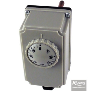 Termostat provozní zakrytovaný na jímku 0-90°C, čidlo 5,8x100