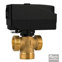 Ventil třícestný zónový LK525 5/4'' M,  s pohonem a kabelem, 8s/90°