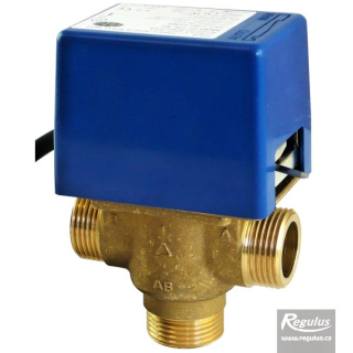 3-cestný ventil  SF25-E M1, 1“ M, vnější závit, pomocný mikrospínač